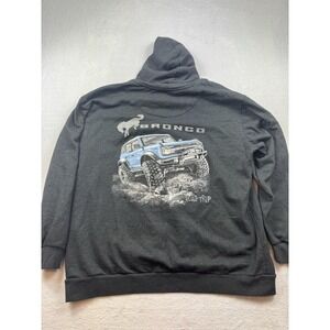 2XL This Is Ford ROADTRIP Bronco  Unisex Hoodie Sweatshirt CHARCOAL HEATHER